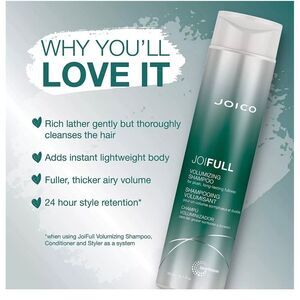 Joico JoiFULL Volumizing‎ Shampoo Hair Care Volume 10.1-8.5oz